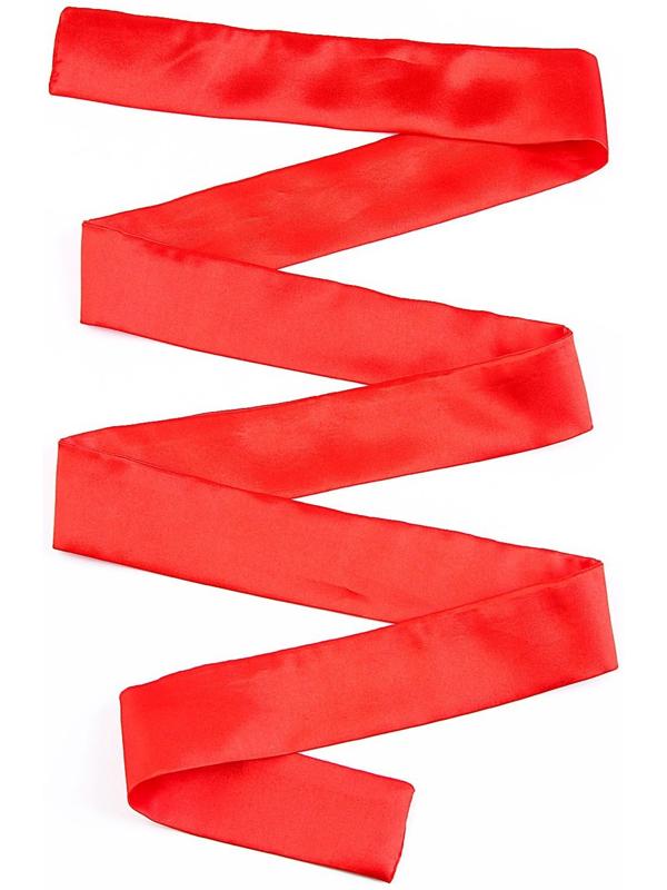 Карнавальная юбка для вечеринки красная в чёрный горох, повязка, рост 98-104 см