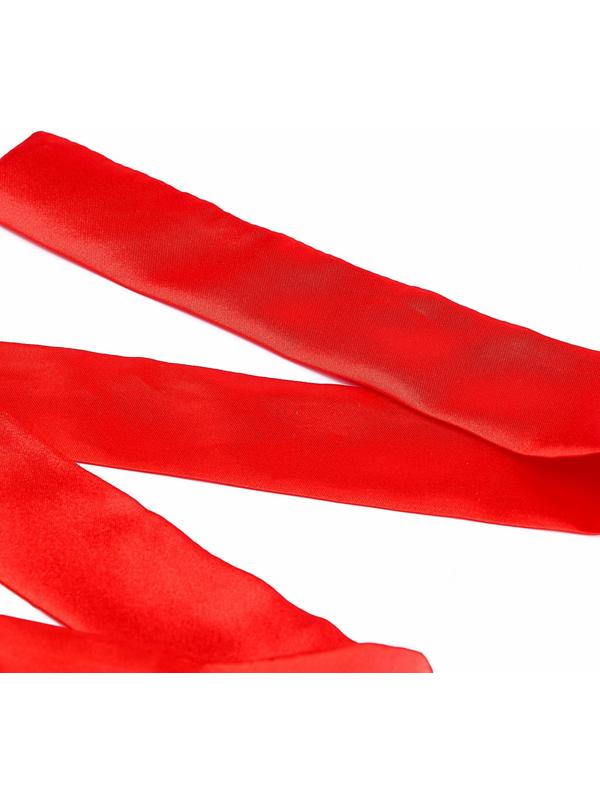 Карнавальная юбка для вечеринки красная в чёрный горох, повязка, рост 98-104 см