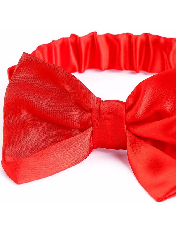 Карнавальная юбка для вечеринки красная в чёрный горох, повязка, рост 98-104 см