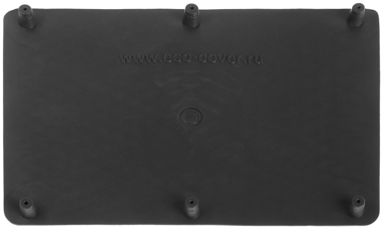 Подпятник для ковриков Eco-cover, Ромб, винты 6 шт, серый, ТЭП