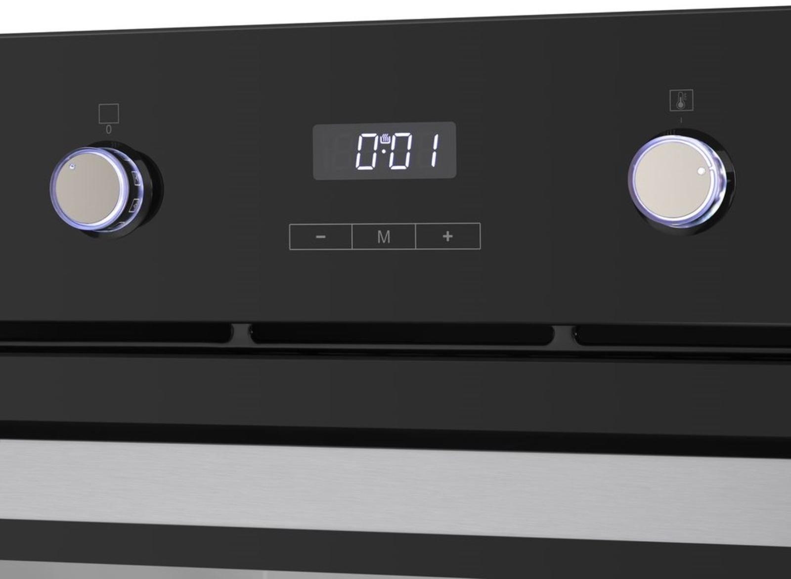 Шкаф духовой электрический HOMSair OEM657BK, 57 л, чёрный