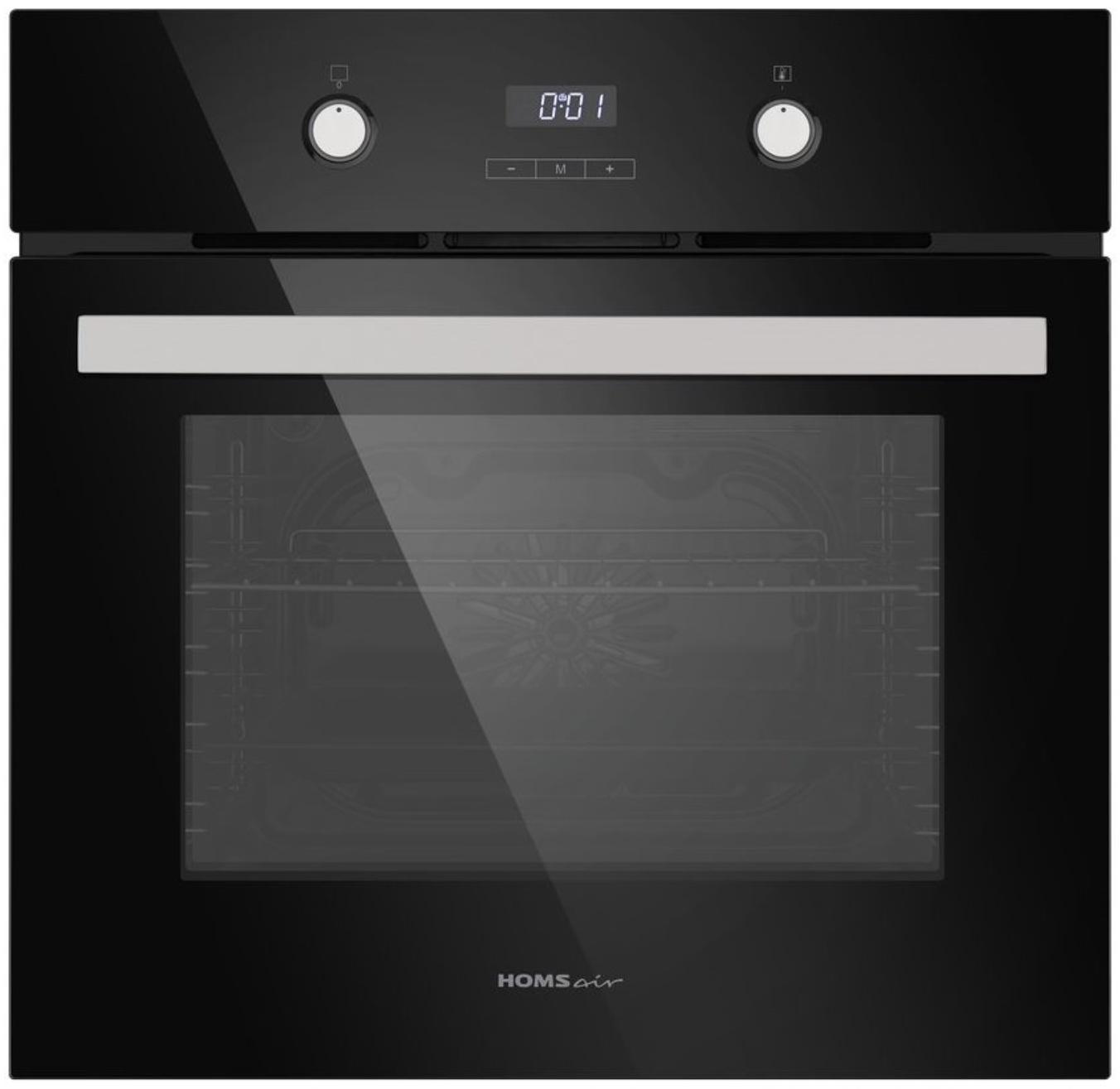 Шкаф духовой электрический HOMSair OEM657BK, 57 л, чёрный
