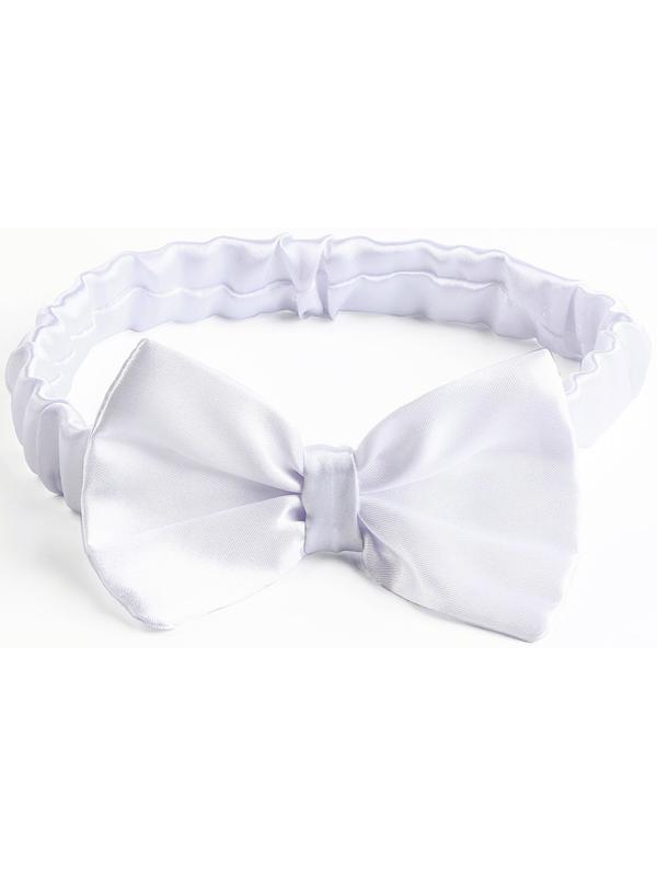 Карнавальный костюм «Стиляги 6», платье фуксия в белый горох, повязка, р. 34, рост 134 см