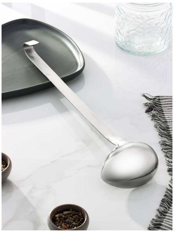 Ложка для соуса из нержавеющей стали Доляна «Индия», 42 см