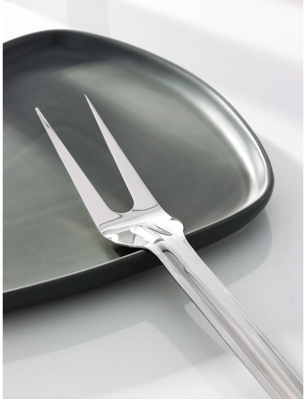 Вилка для мяса из нержавеющей стали Доляна «Индия», 54 см, толщина 1,45 мм