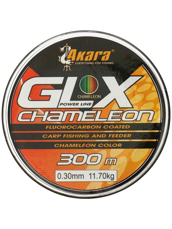 Леска Akara GLX Chameleon Power Line, диаметр 0.3 мм, тест 11.7 кг, 300 м