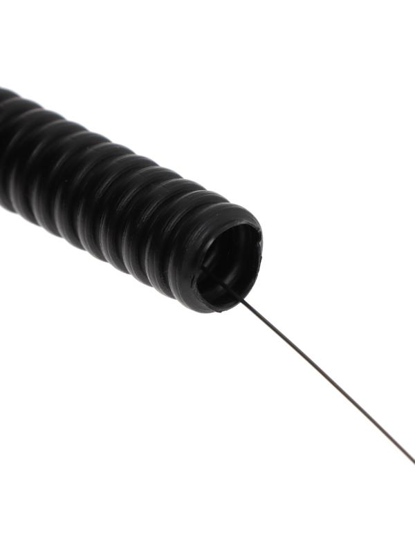 Гофротруба УРАЛ ПАК ПНД, 16 мм ,с протяжкой, 10 м, черная, ГФ-1100016-010