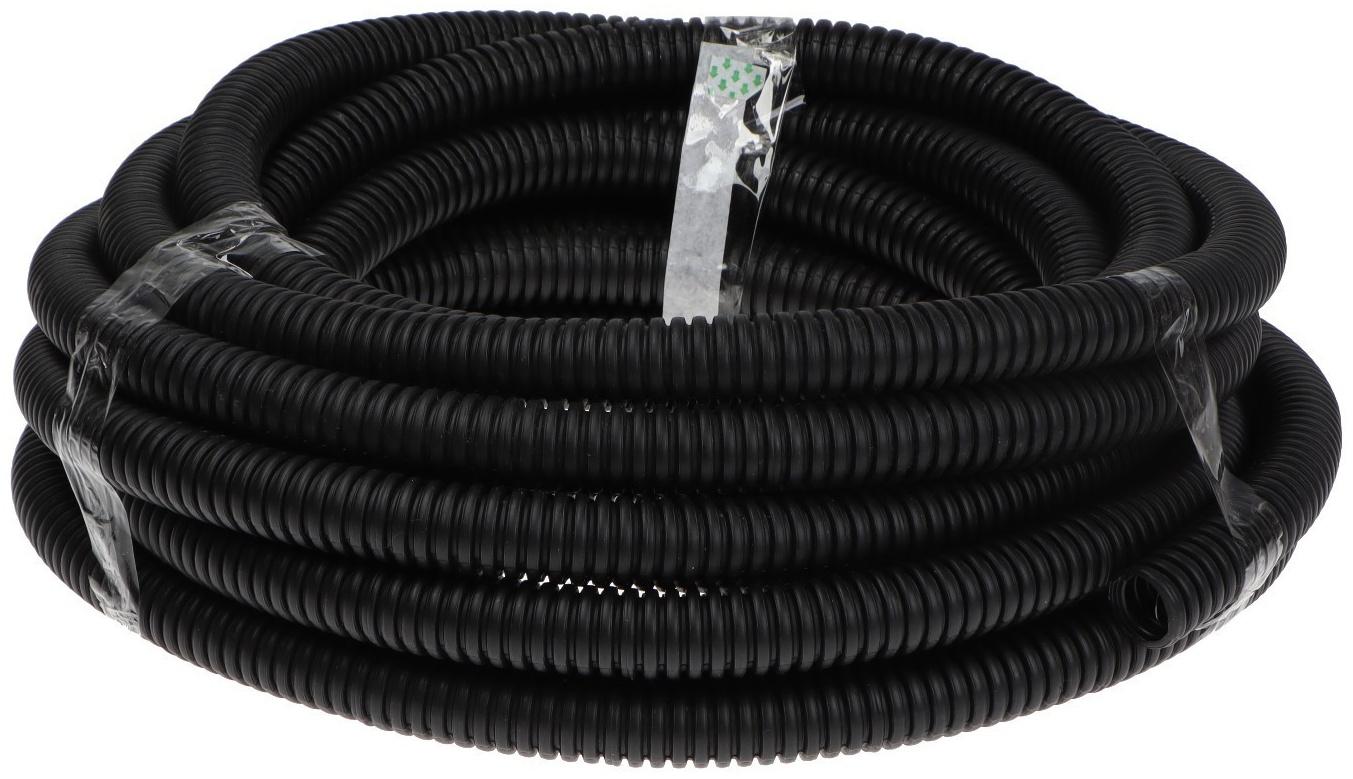 Гофротруба УРАЛ ПАК ПНД, 25 мм ,с протяжкой, 10 м, черная, ГФ-1100025-010