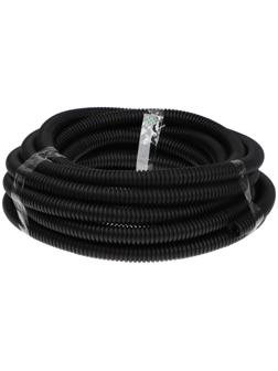 Гофротруба УРАЛ ПАК ПНД, 25 мм ,с протяжкой, 10 м, черная, ГФ-1100025-010