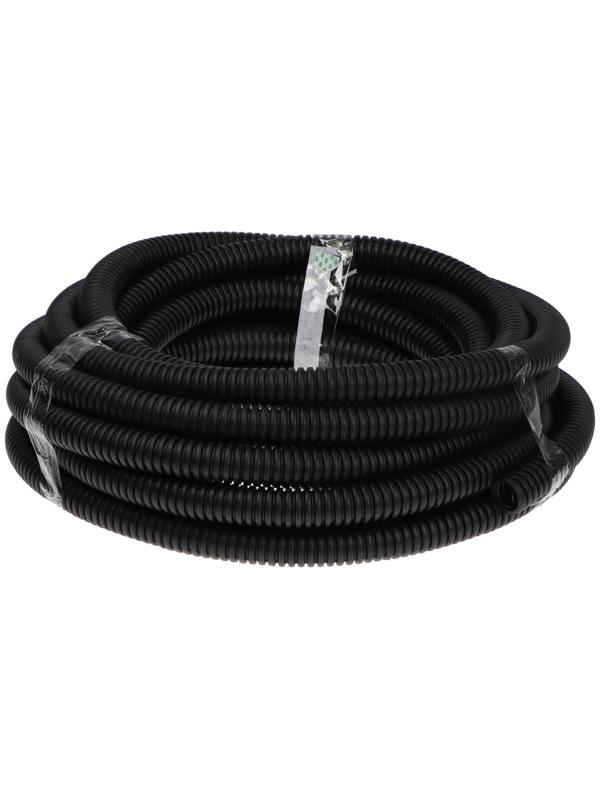 Гофротруба УРАЛ ПАК ПНД, 25 мм ,с протяжкой, 10 м, черная, ГФ-1100025-010