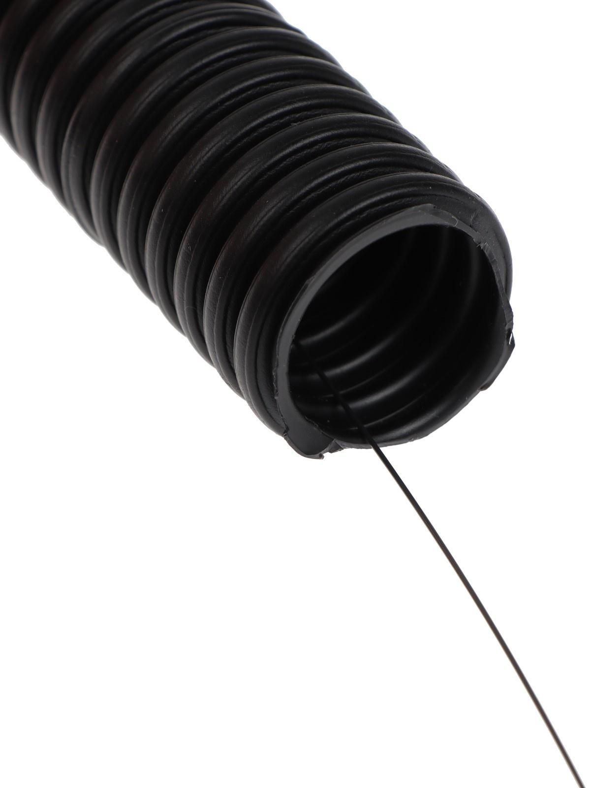 Гофротруба УРАЛ ПАК ПНД, 32 мм ,с протяжкой, 10 м, черная, ГФ-1100032-010