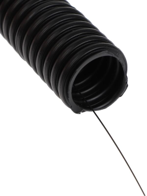 Гофротруба УРАЛ ПАК ПНД, 32 мм ,с протяжкой, 10 м, черная, ГФ-1100032-010