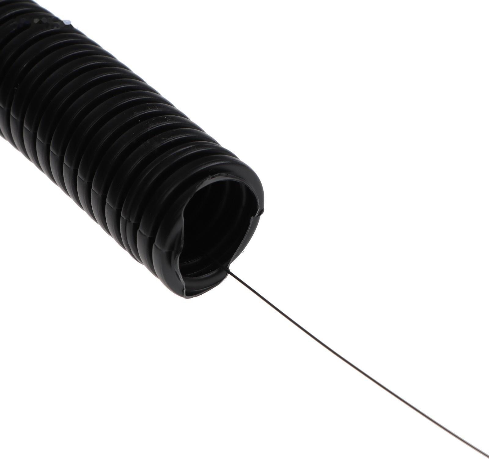 Гофротруба УРАЛ ПАК ПНД, 32 мм ,с протяжкой, 25 м, черная, ГФ-1100032-025