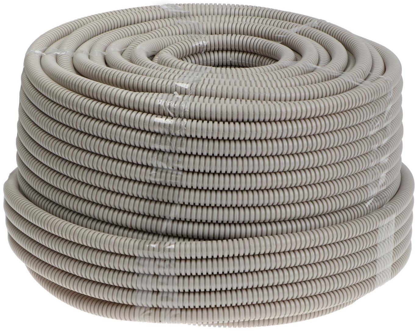 Гофротруба УРАЛ ПАК ПВХ, 16 мм ,с протяжкой, 100 м, ГФ-0100716-100