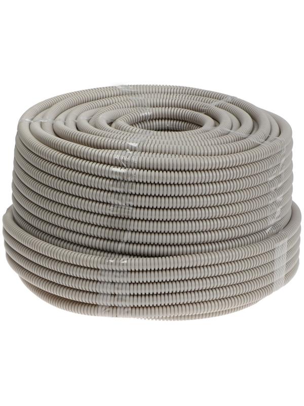 Гофротруба УРАЛ ПАК ПВХ, 16 мм ,с протяжкой, 100 м, ГФ-0100716-100