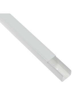 Кабель-канал Урал ПАК, с двойным замком, 25х25, 2 м, бел, уп 3 шт, КК-19025025-006