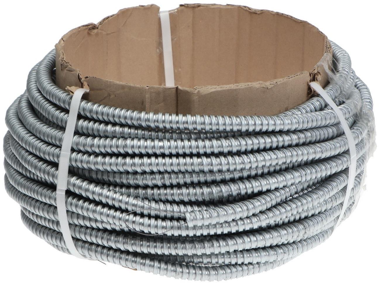 Металлорукав Р3-Ц-10 Урал Пак, 10 мм, 20м, с протяжкой, оцинк, МР-0200710-020