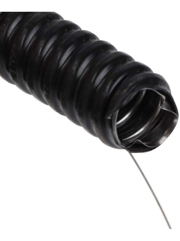 Металлорукав в ПВХ изоляции РЗ-Ц-П нг УРАЛ ПАК, с протяжкой, 20 мм, 15 м, черный, МР-1201020