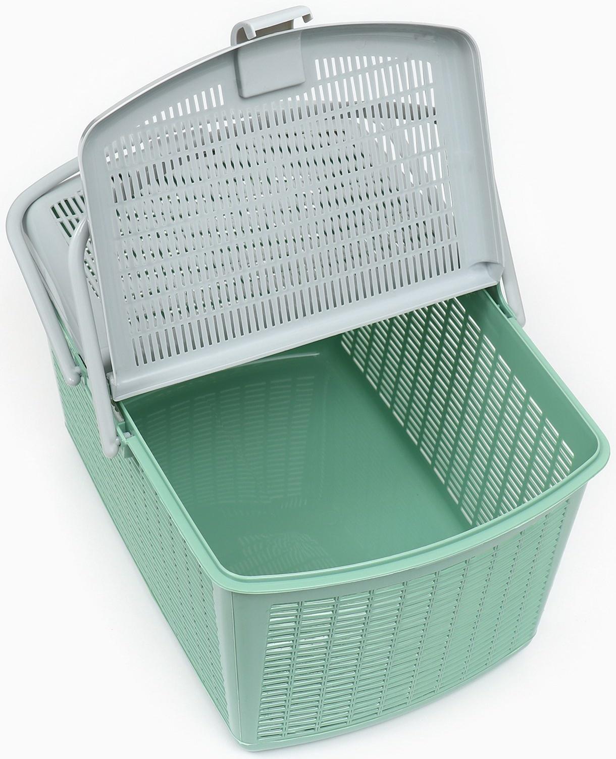 Корзина 47х36х27,5 см, оливковый