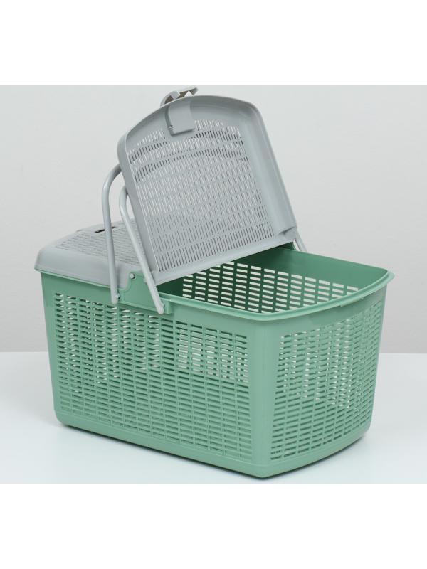 Корзина 47х36х27,5 см, оливковый