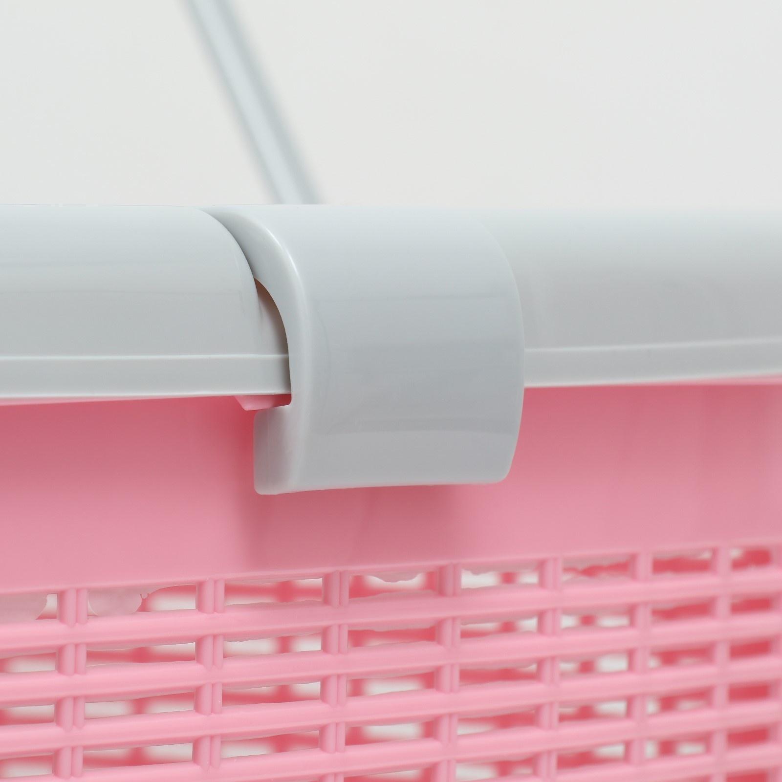 Корзина 47х36х27,5 см, нежно розовый