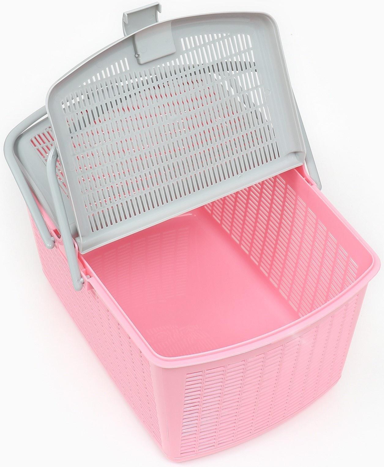 Корзина 47х36х27,5 см, нежно розовый