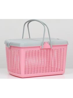 Корзина 47х36х27,5 см, нежно розовый