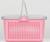 Корзина 47х36х27,5 см, нежно розовый