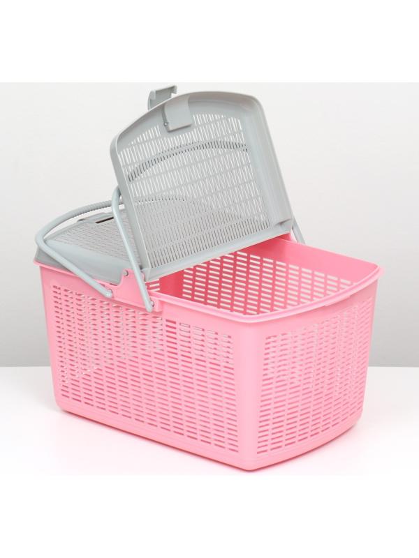 Корзина 47х36х27,5 см, нежно розовый