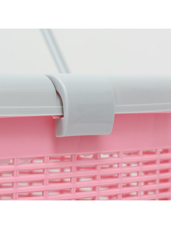 Корзина 47х36х27,5 см, нежно розовый