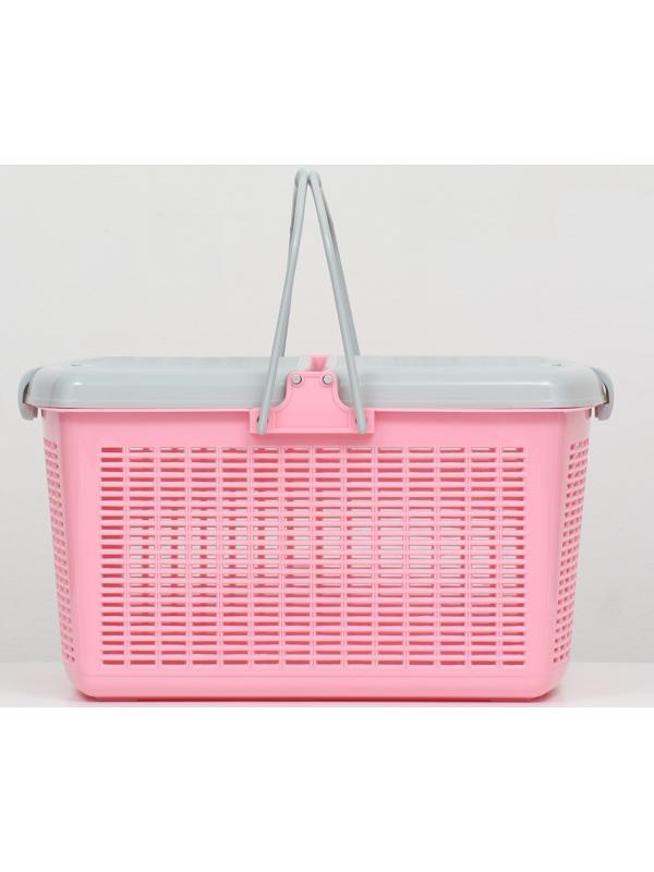 Корзина 47х36х27,5 см, нежно розовый