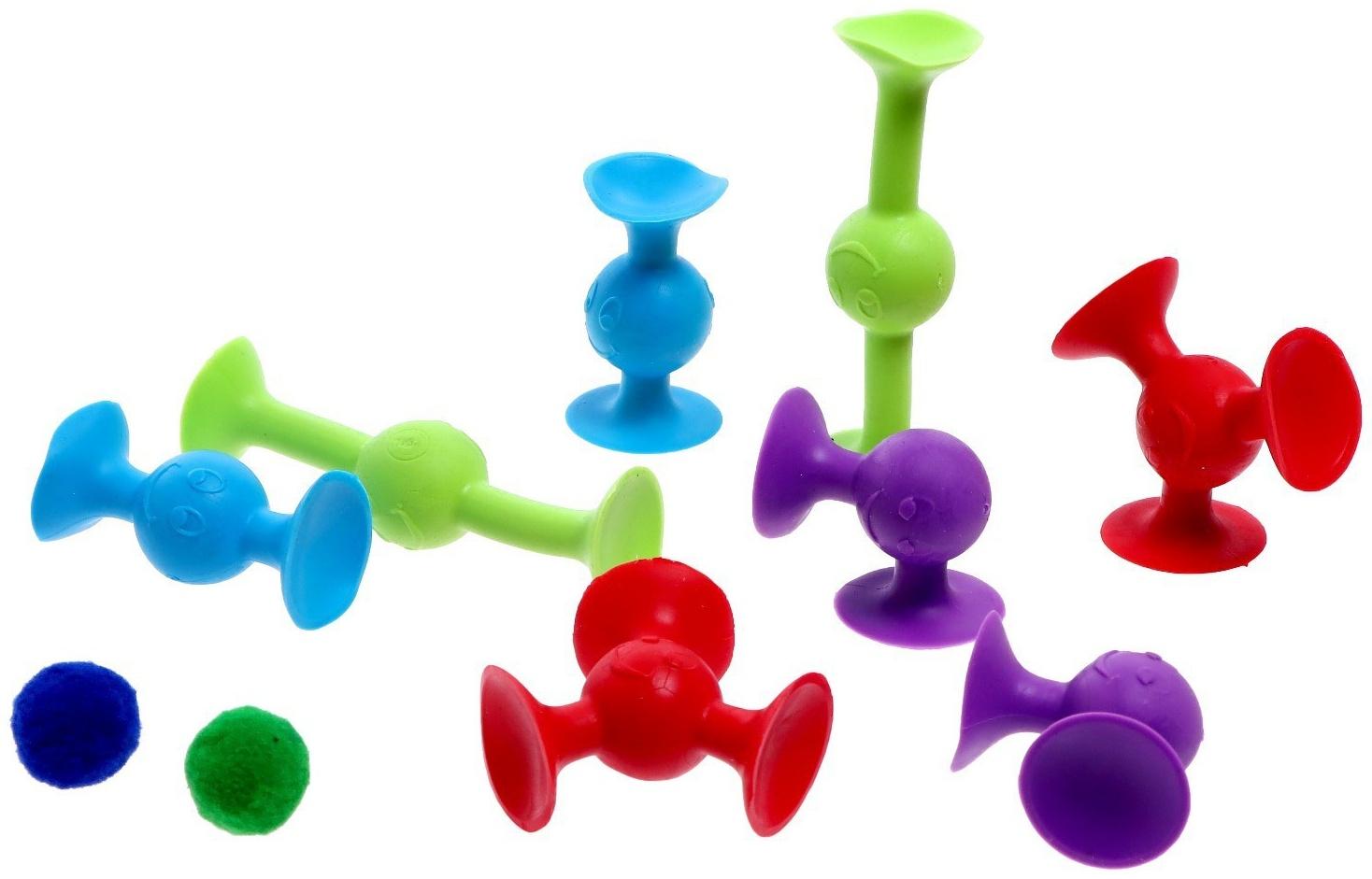 Развивающий набор «Прилепи и обведи», в пакете