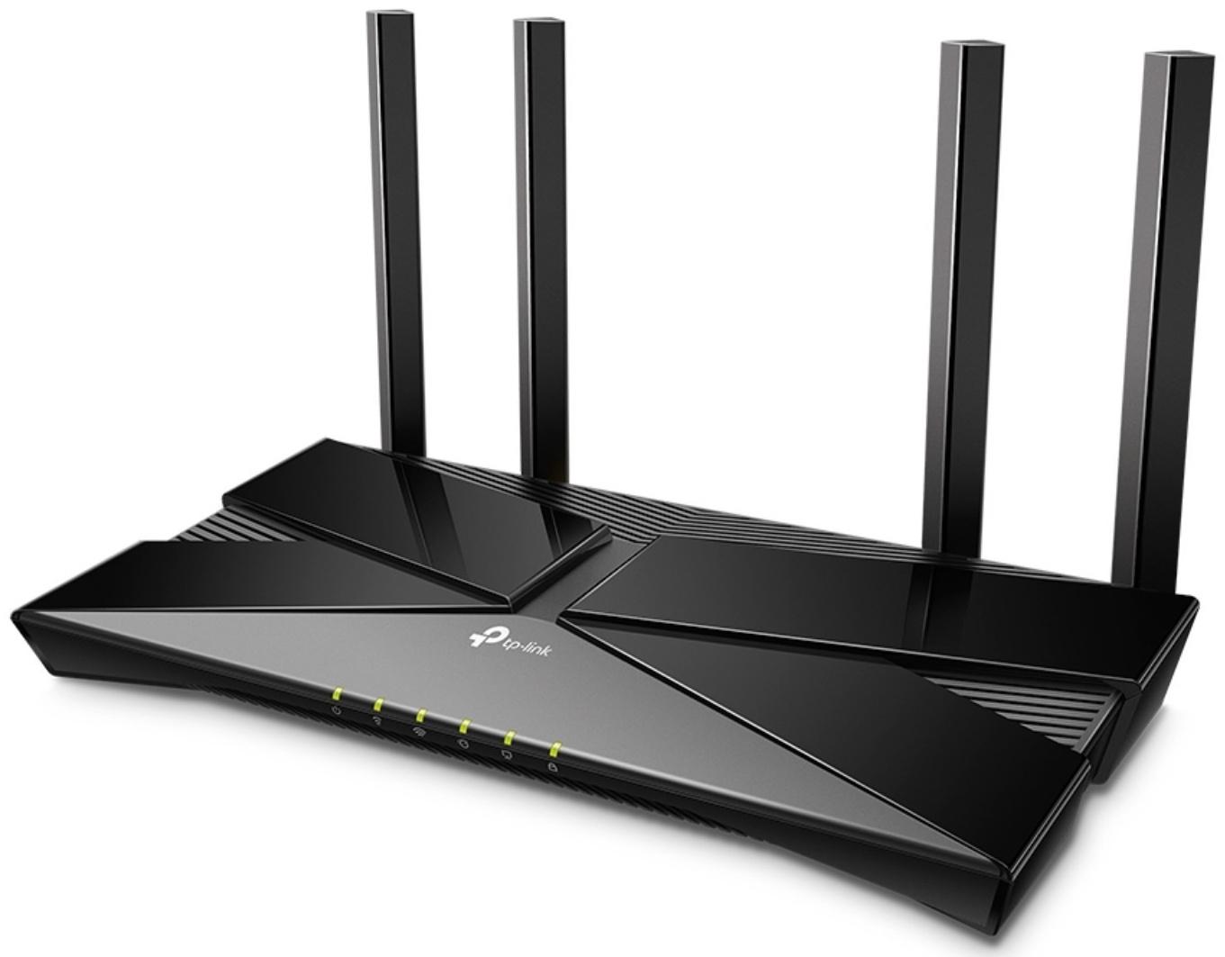 Wi-Fi роутер TP-Link Archer AX53, 2402 Мбит/с, 4 порта 1000 Мбит/с, чёрный