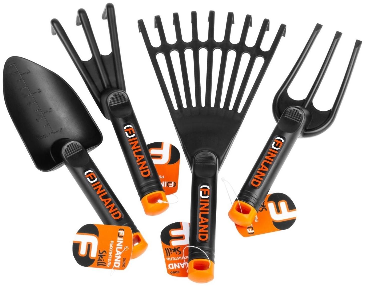 Грабли веерные, пластинчатые, длина 35 см, пластик, пластиковая ручка