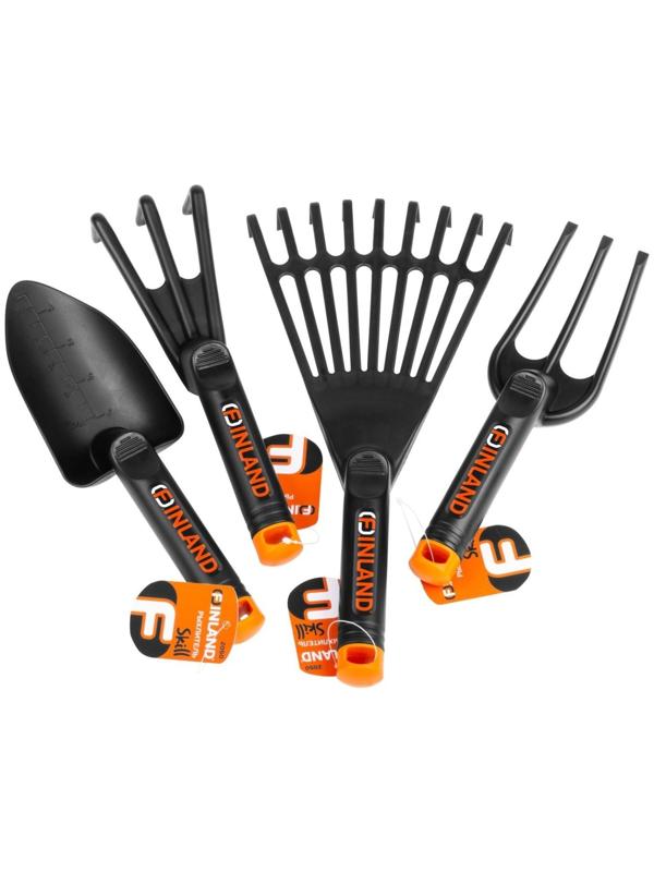 Грабли веерные, пластинчатые, длина 35 см, пластик, пластиковая ручка