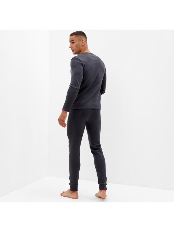 Комплект мужской термо (джемпер, брюки) MINAKU цвет графит меланж, р-р 50