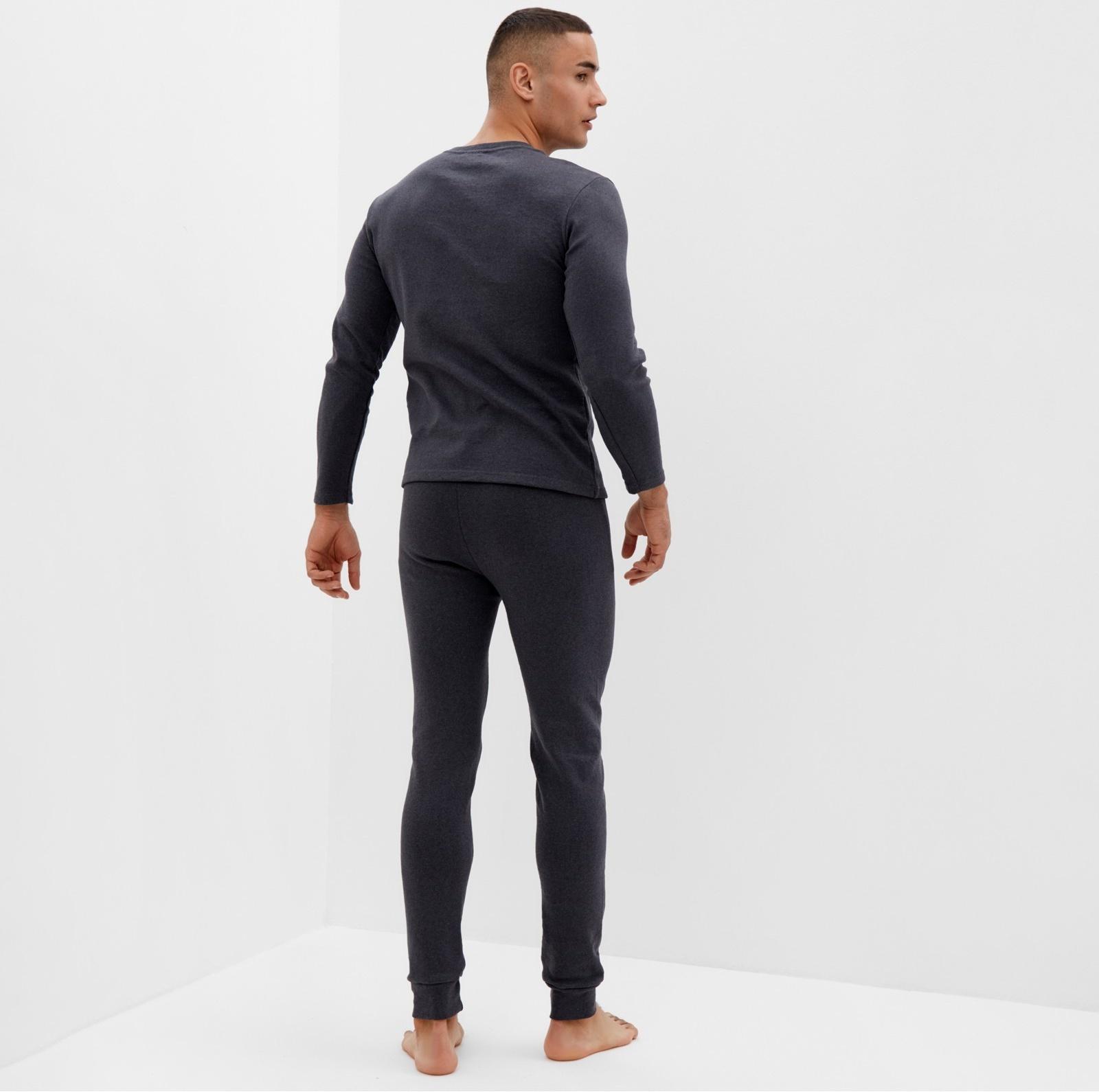 Комплект мужской термо (джемпер, брюки) MINAKU цвет графит меланж, р-р 54