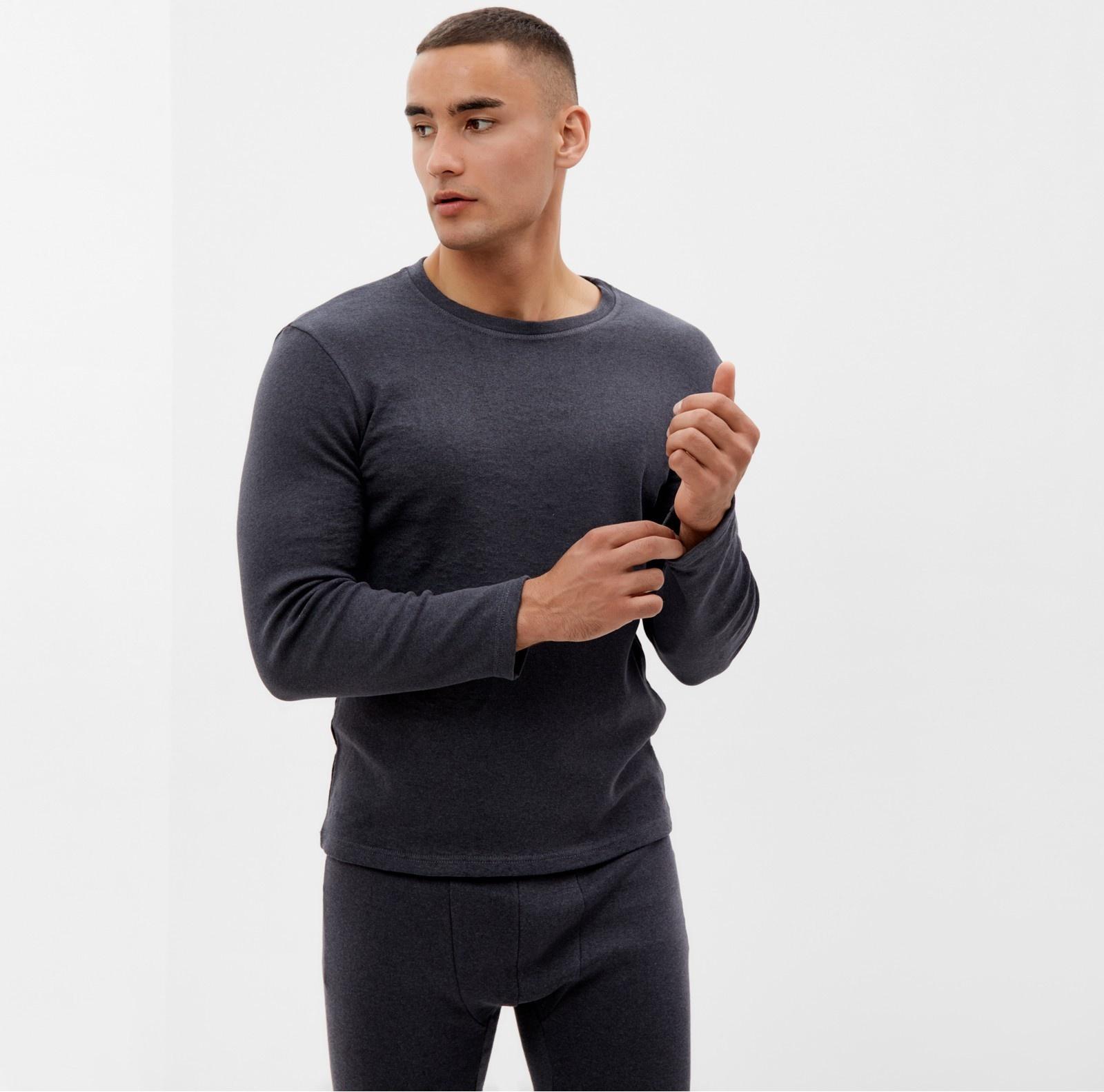 Комплект мужской термо (джемпер, брюки) MINAKU цвет графит меланж, р-р 54