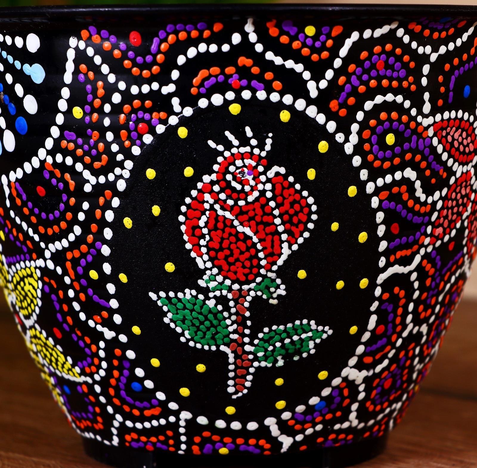 Горшок цветочный 18х18х13 см, пластик