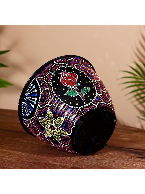 Горшок цветочный 18х18х13 см, пластик