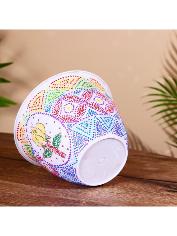 Горшок цветочный 18х18х13 см, пластик