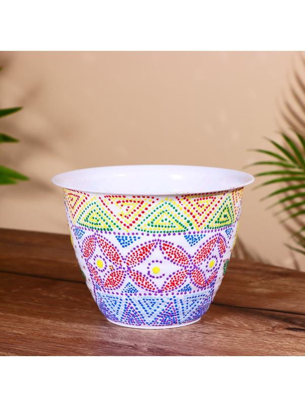 Горшок цветочный 18х18х13 см, пластик