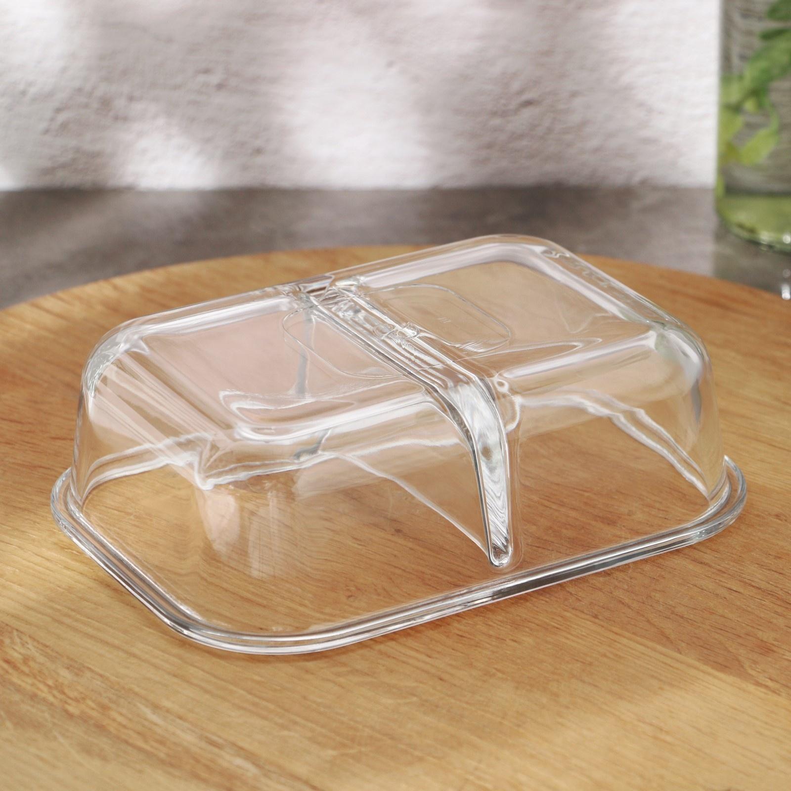 Контейнер стеклянный Lockie&Lock Food, с крышкой, 600 мл, цвет синий