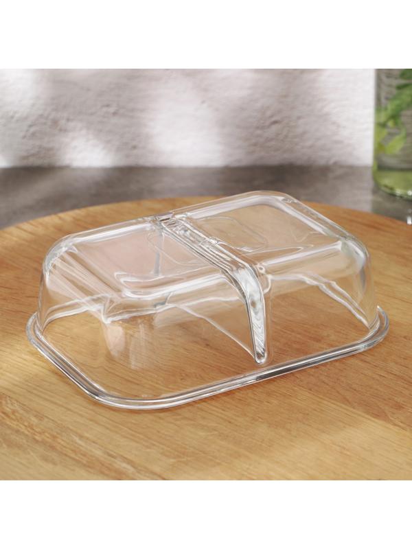 Контейнер стеклянный Lockie&Lock Food, с крышкой, 600 мл, цвет синий