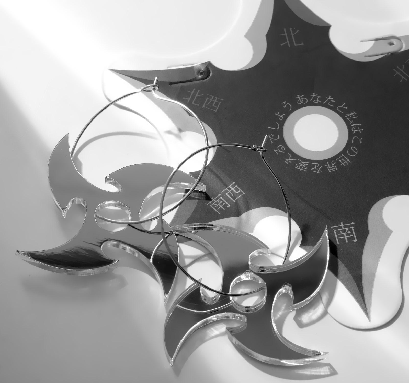 Серьги металл 