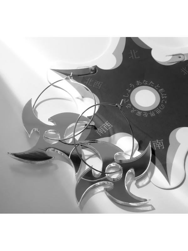 Серьги металл 