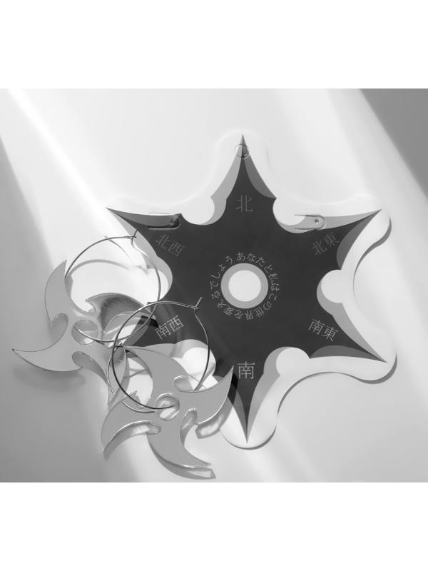 Серьги металл 