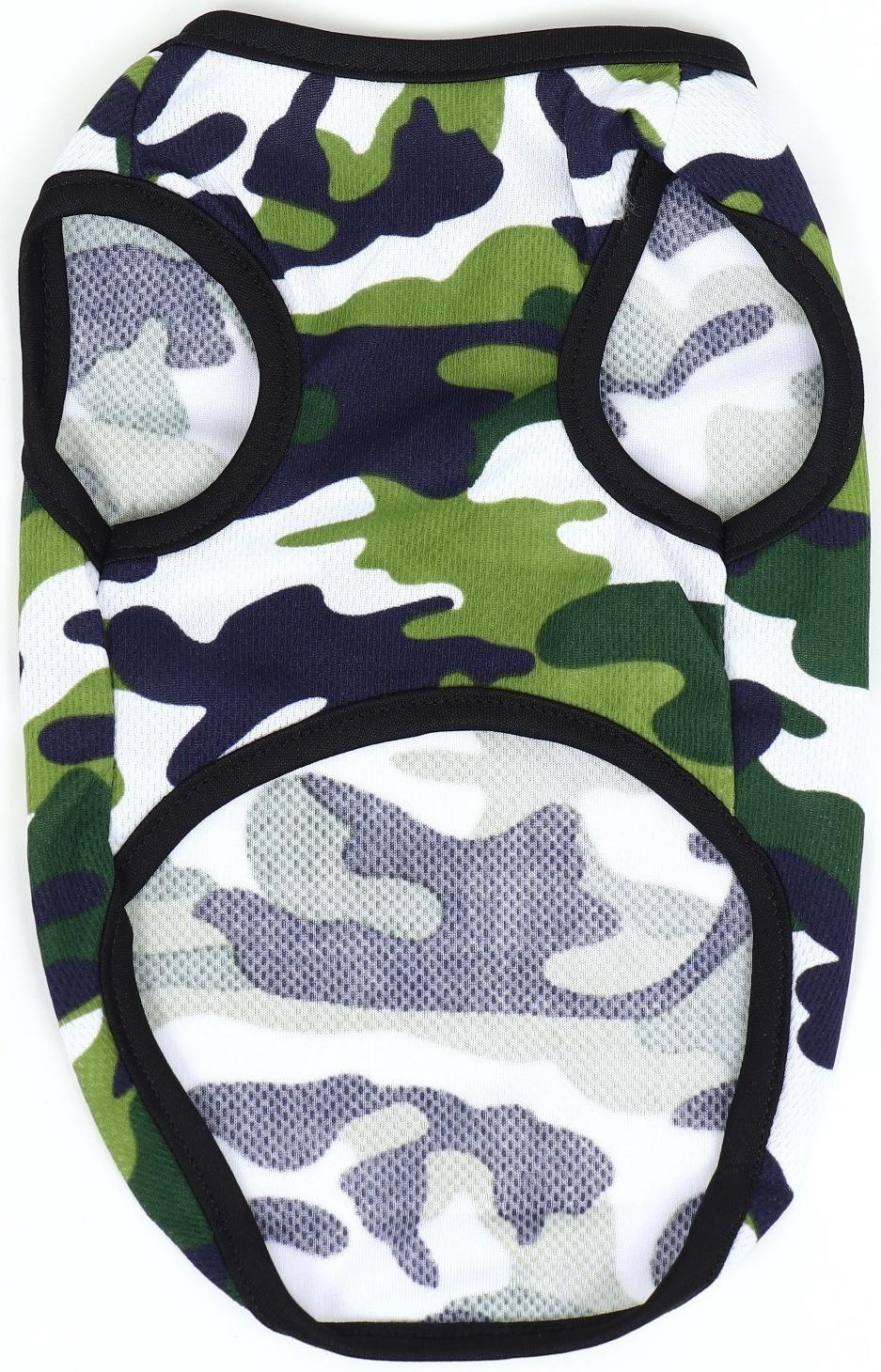 Майка для животных, XS  (ДС 20, ОГ 30 см), камуфляж