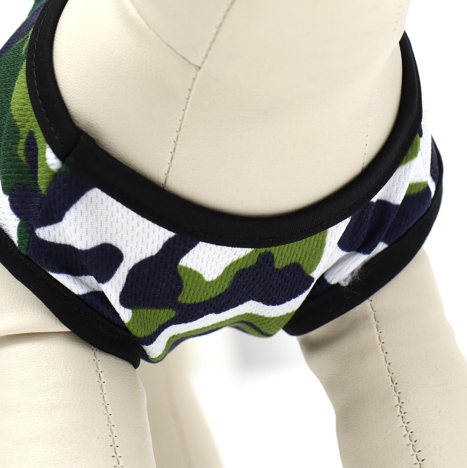 Майка для животных, S  (ДС 25, ОГ 35 см), камуфляж