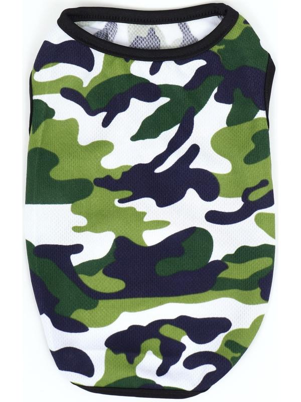 Майка для животных, XL (ДС 40, ОГ 50 см), камуфляж